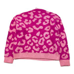 KAOS maglia tinta unita con fantasia maculata Magenta per Bambina KS045 MAGENTA KAOS 