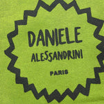 DANIELE ALESSANDRINI felpa girocollo tinta unita con stampa Verde per Neonato 1291F00063 VERDE DANIELE ALESSANDRINI 