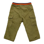 Billy bandit pantalone tinta unita con elastico in vita e tasconi Verde per Neonato PAN0442 VERDE Billy bandit 
