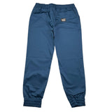 Dolce &amp; Gabbana Solid Color Pants With Elastic Waist Blue For Boys