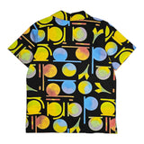 Diadora Shirt Half Sleeve Solid Color With Black Pattern For Boys