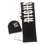 JOHN RICHMOND set sciarpa-cappello tinta unita logato Nero per Bambino RBA24017HS NERO JOHN RICHMOND 
