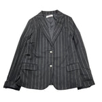 VICOLO giacca tinta unita con fantasia a righe Grigo per Bambina 3141J00130 GRIGIO VICOLO 