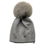 GIO HIGUAMY cappello tinta unita con pon pon Grigio per Bambino CT0469VA GRIGIO GIO HIGUAMY 