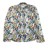 Alessandro Lamura Long Sleeve Shirt Floral Pattern White For Newborn