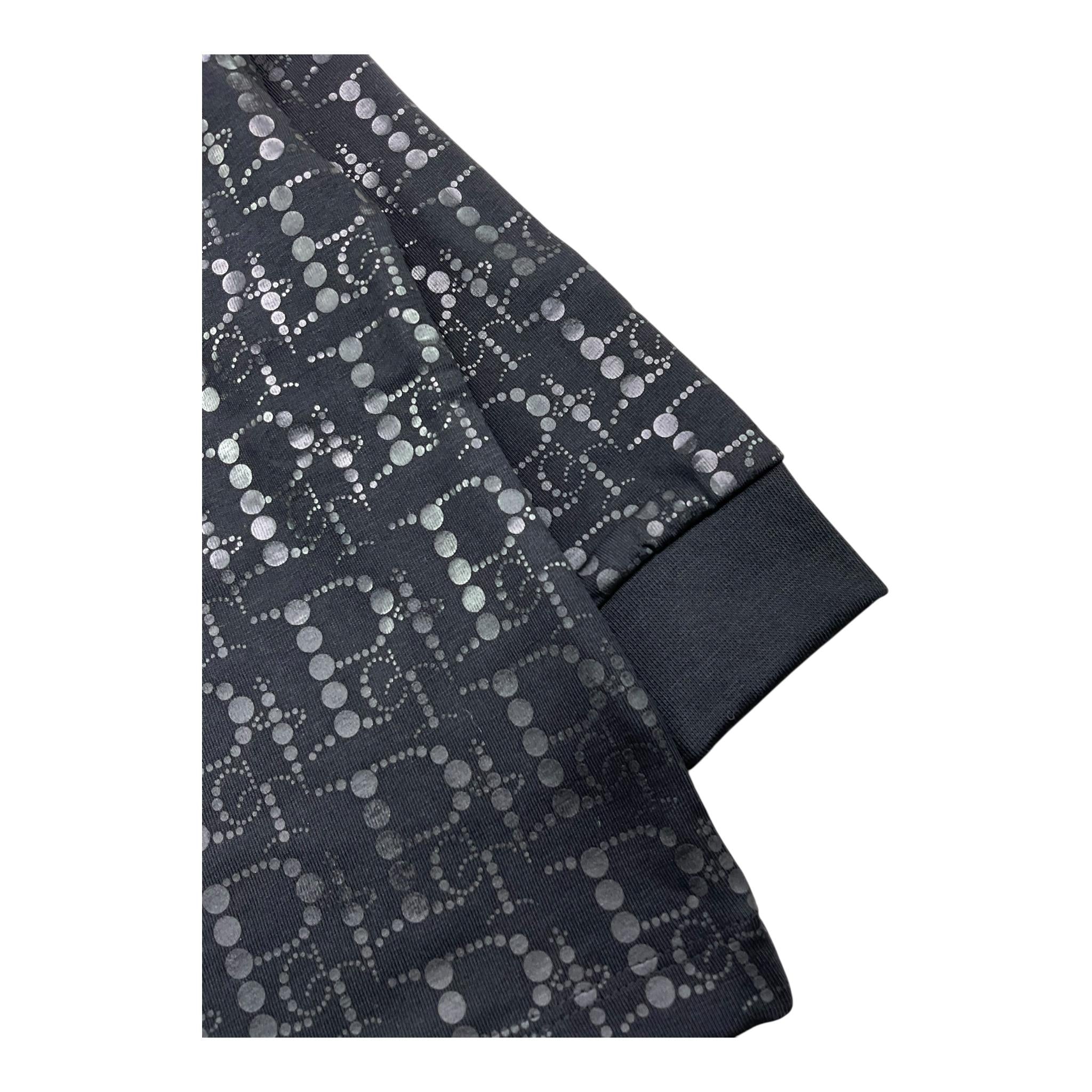 CESARE PACIOTTI shirt girocollo tinta unita con stampa Nero per Neonato TSP5351BXN NERO CESARE PACIOTTI 