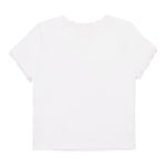 Diesel T-Shirt Girocollo Tinta Unita con Ricami per Neonata K00636N BIANCO DIESEL 