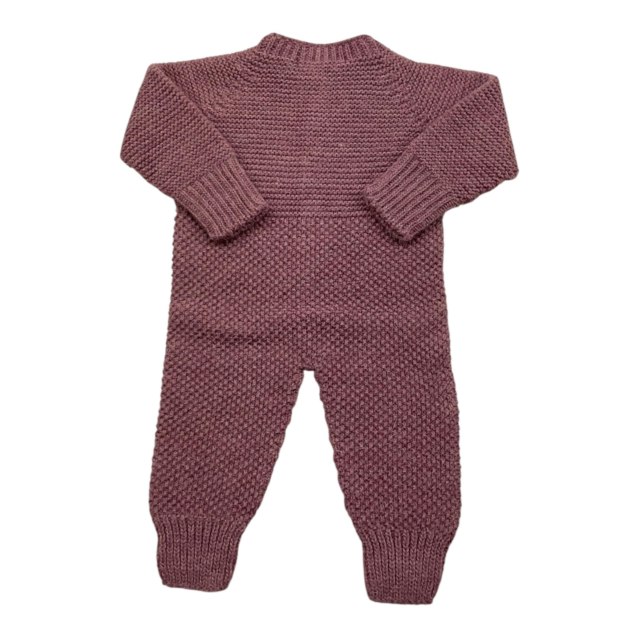 BABIDU tutina tinta unita con bottoni in filo Viola per Neonata 10683 VIOLA BABIDU 