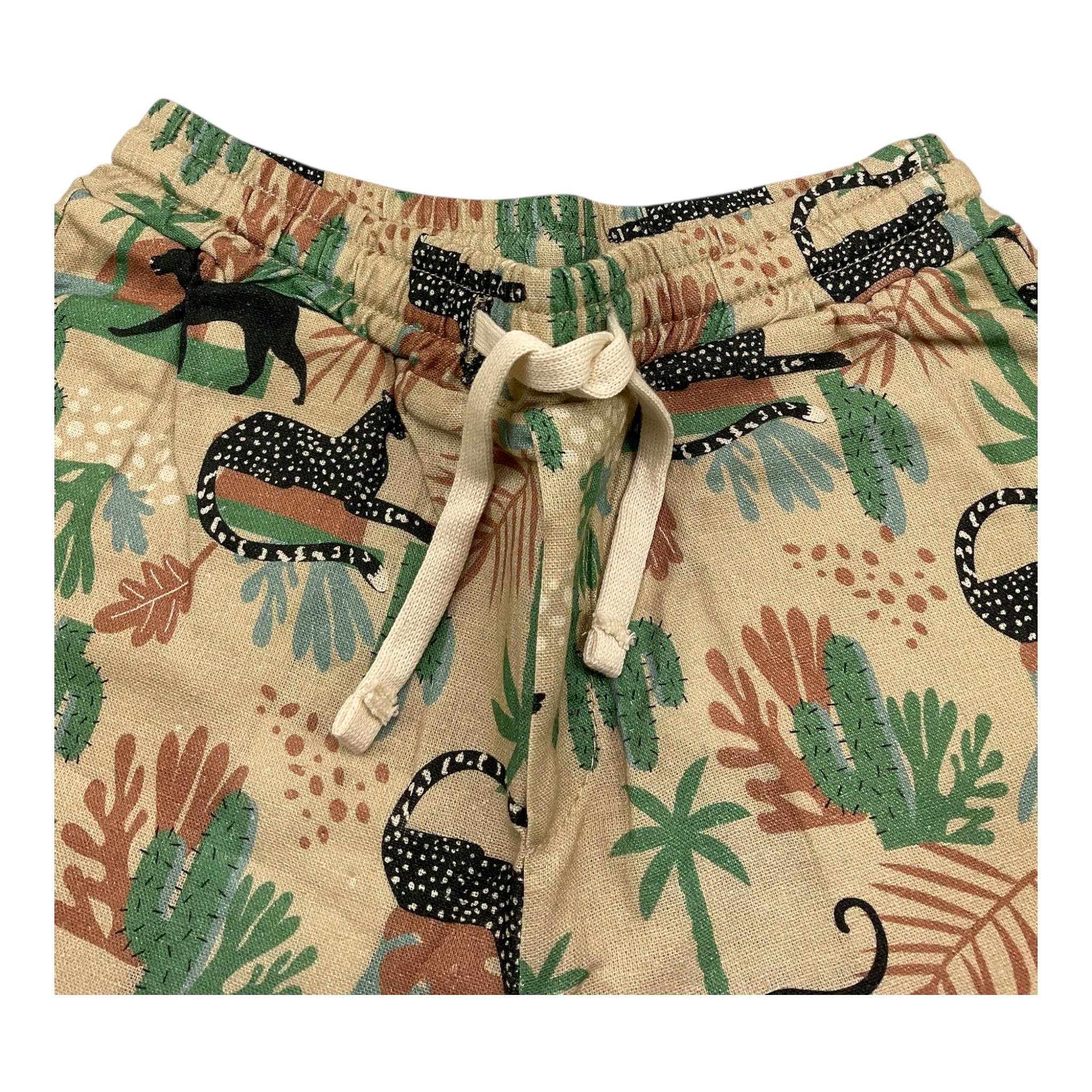 M+E' Bermuda Tinta Unita Stampa Fantasia per Bambino UEM0563J BEIGE M+E' 