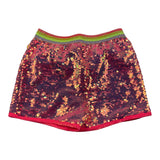 Billieblush Solid Color Shorts With Fuchsia Sequins For Girls