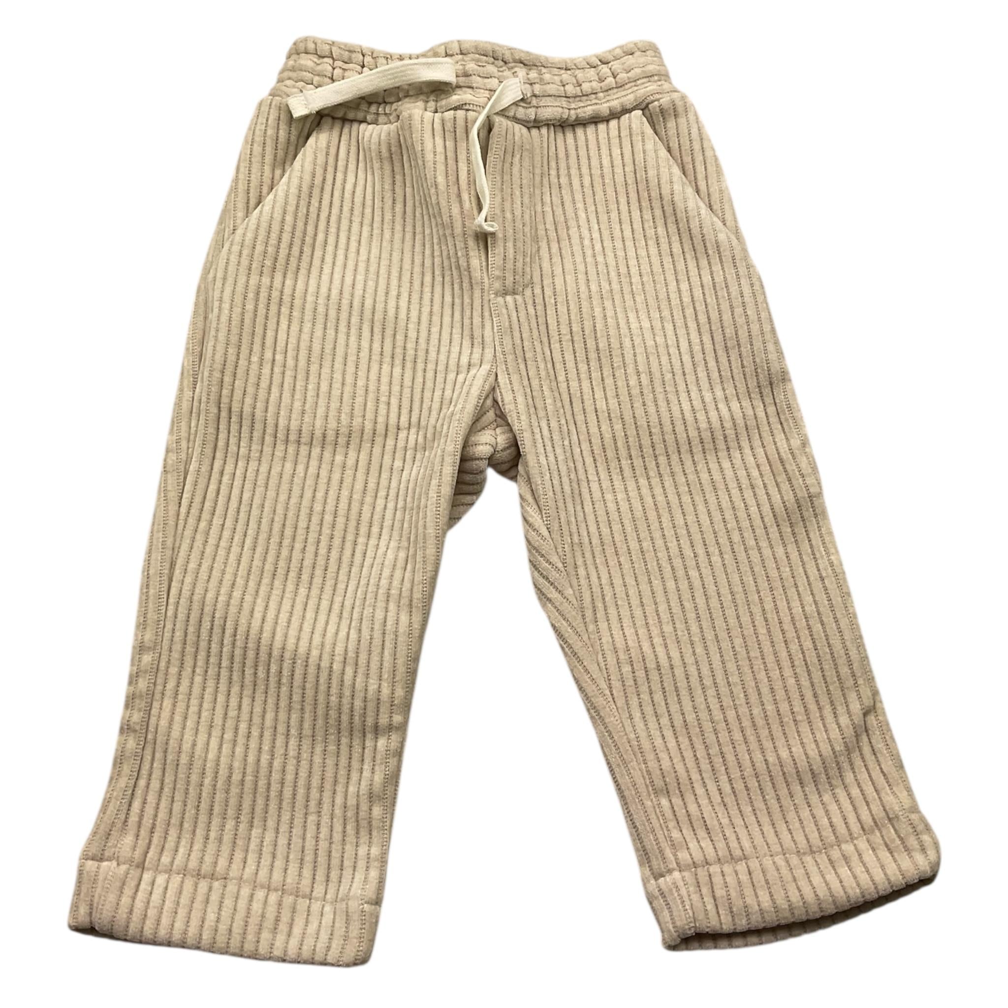 MANUEL RITZ pantalone tinta unita cn elastico in vita in velluto Beige per Neonato MR2836X BEIGE MANUEL RITZ 