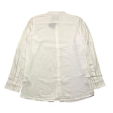 Dan John Long Sleeve Shirt Solid Color Korean Collar White For Boys