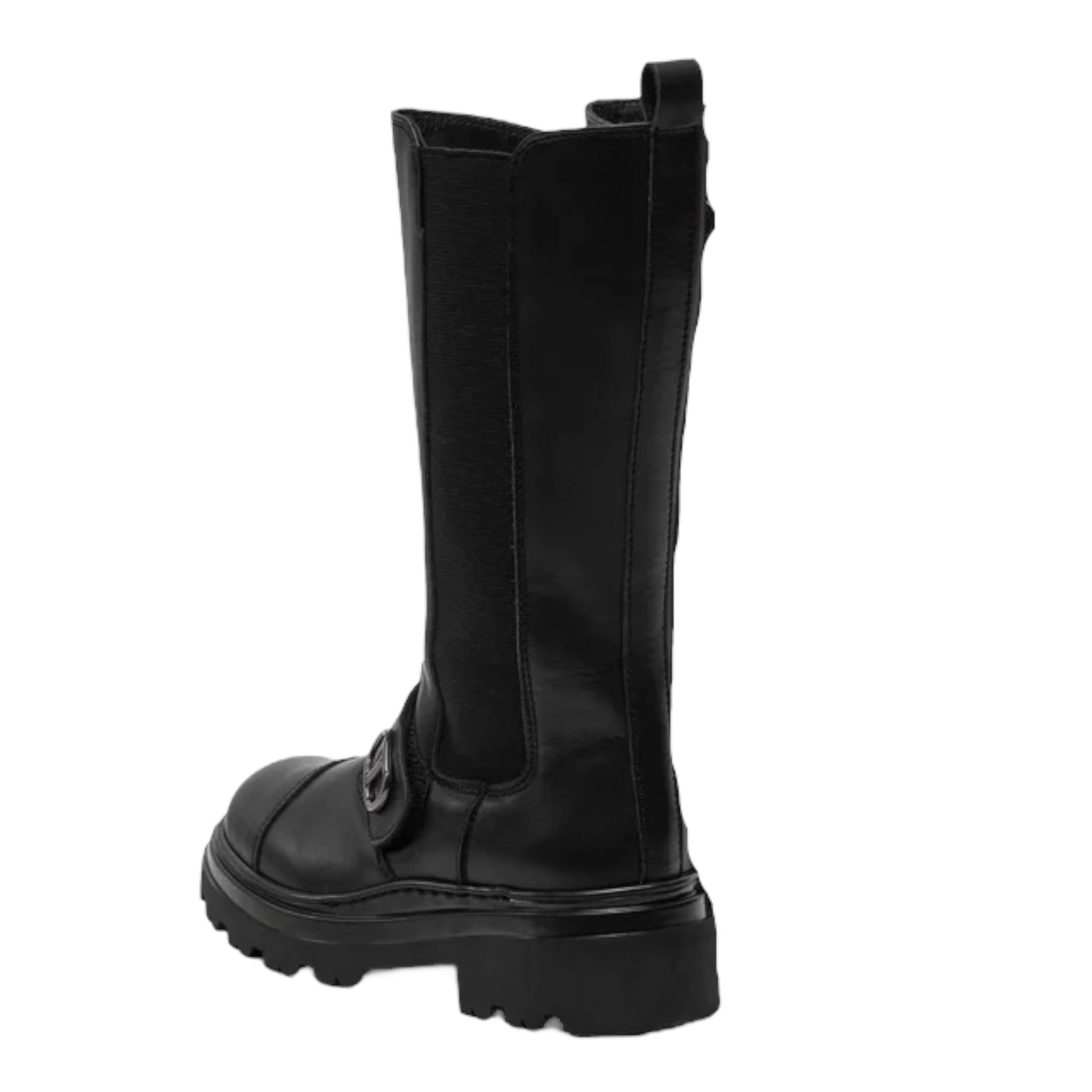 TWINSET stivali tinta unita con zip Nero per Bambina 242GCJ03L NERO TWINSET 