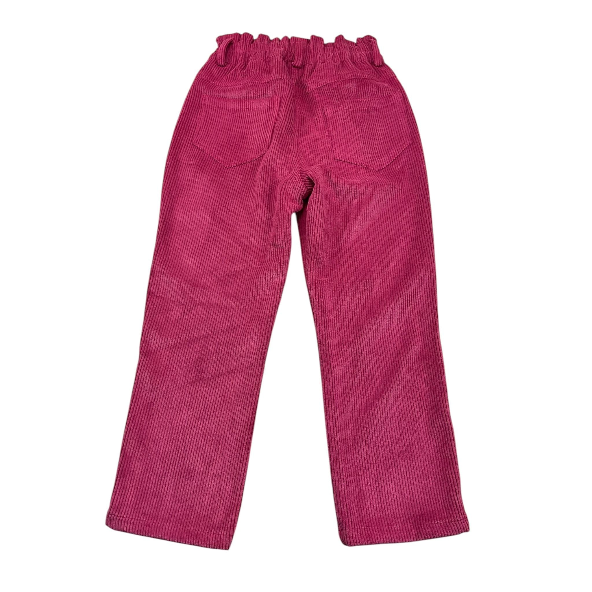 M+E' pantalone a costine tinta unita Fuxia per Neonata UE1156 FUXIA M+E' 