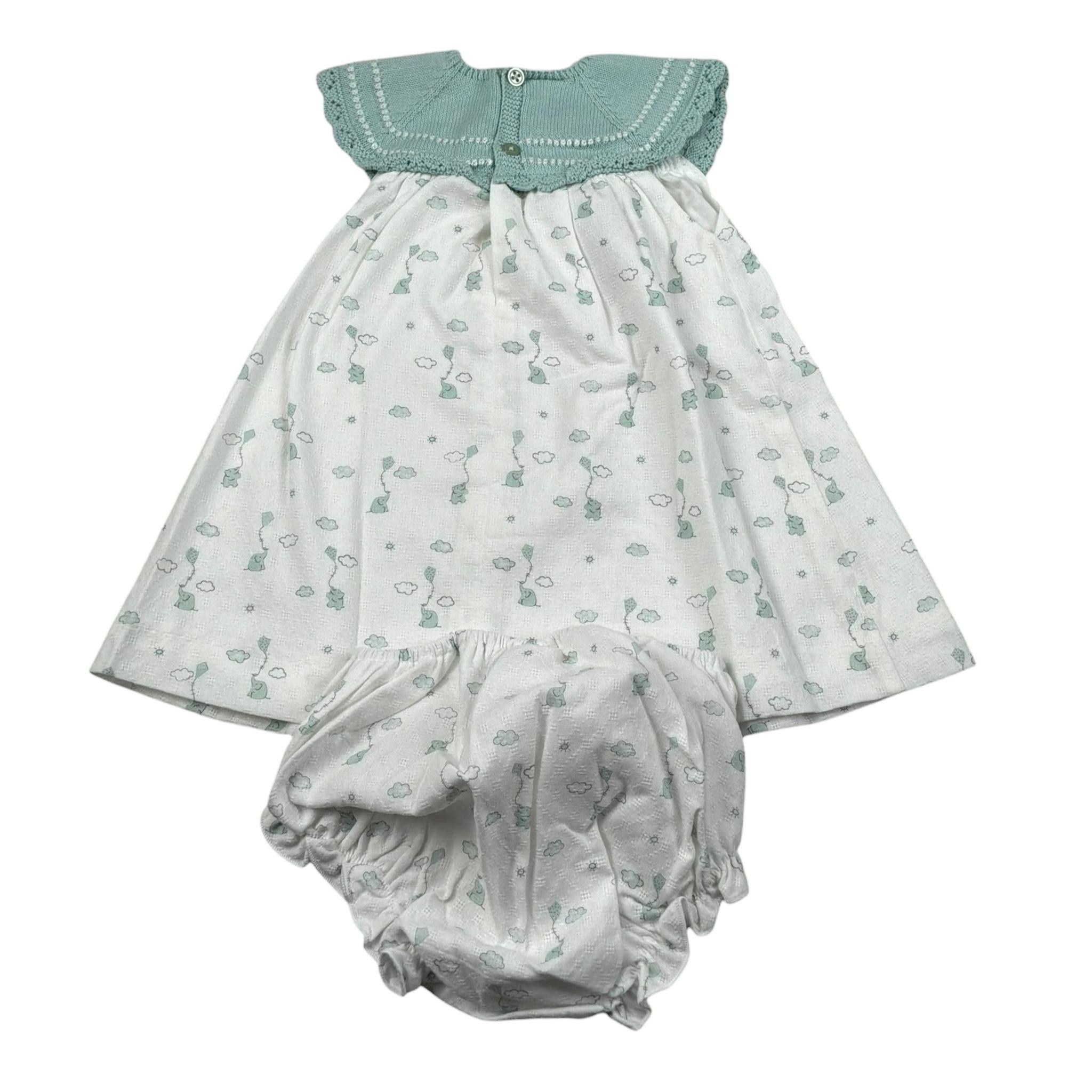 Paz Rodriguez Abito Mezza Manica con Culotte per Neonata 004122543 BIANCO PAZ RODRIGUEZ 