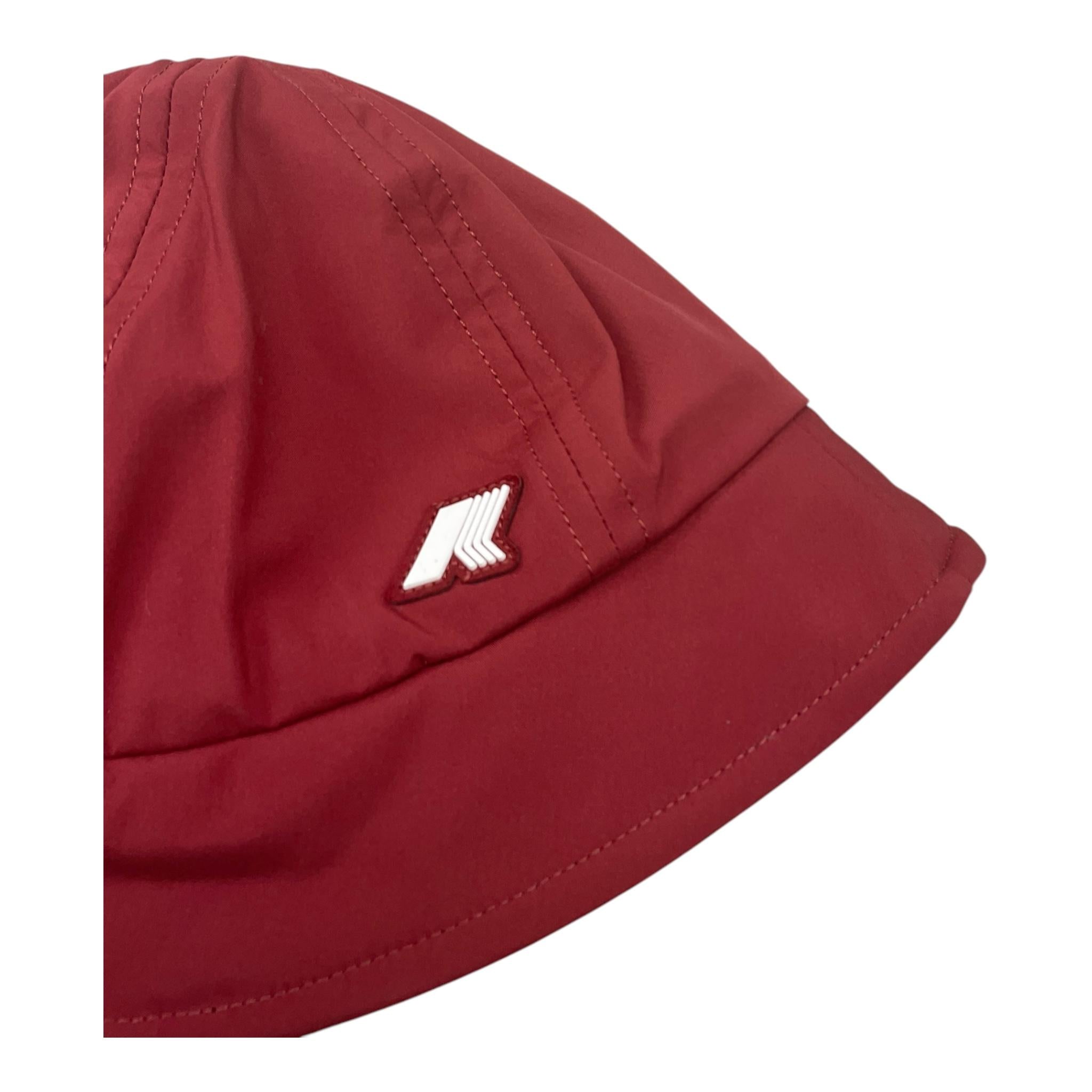 K-WAY cappello tinta unita con laccetto Bordeaux per Bambino K3123RWX BORDEAUX K-WAY 