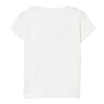 Liu Jo T-Shirt Girocollo Tinta Unita con Brillantini per Bambina KA5020X BIANC LIU JO 