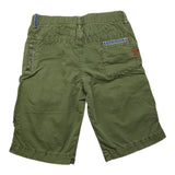 Bern Bermuda Solid Color With Elastic Waist Green For Boys