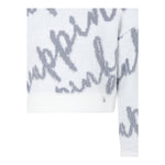 PINKO maglia girocollo tinta unita con stampa Bianco per Bambina F4PIBGJP123 BIANCO PINKO 