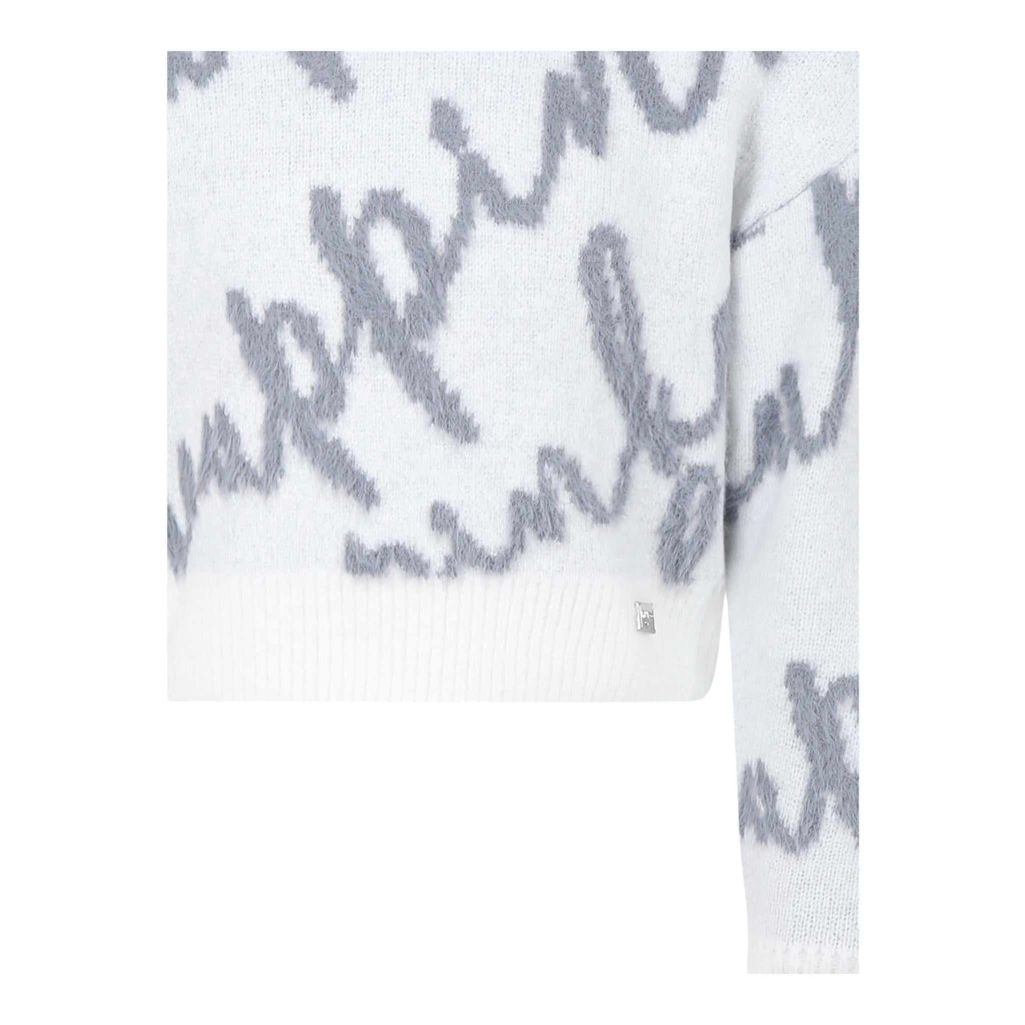 PINKO maglia girocollo tinta unita con stampa Bianco per Bambina F4PIBGJP123 BIANCO PINKO 