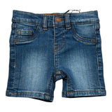 Guess Bermuda Tinta Unita In Denim per Neonato N4RD12D52Z0X BLU GUESS 