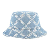 Michael Kors Cappello Tinta Unita In Denim Logato per Bambina R30422XX AZZURRO MICHAEL KORS 