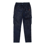DIESEL pantalone tinta unita con elastico in vita Blu per Bambino J01659 BLU DIESEL 