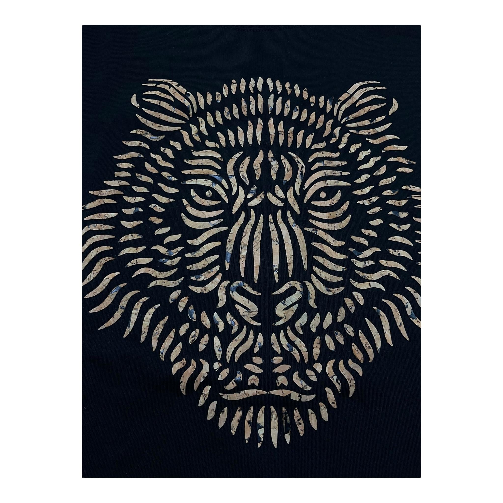 Antony Morato T-Shirt Girocollo Tinta Unita con Stampa Tigre per Bambino MKKS00706 NERO ANTONY MORATO 