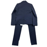 Shako' Complete 3 Piece Shirt-Jacket-Pants-Bow Tie Blue For Boys