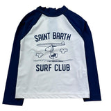 Saint Barth Shirt Tinta Unita con Maniche In Contrasto per Bambino MOORISH BIANCO SAINT BARTH 
