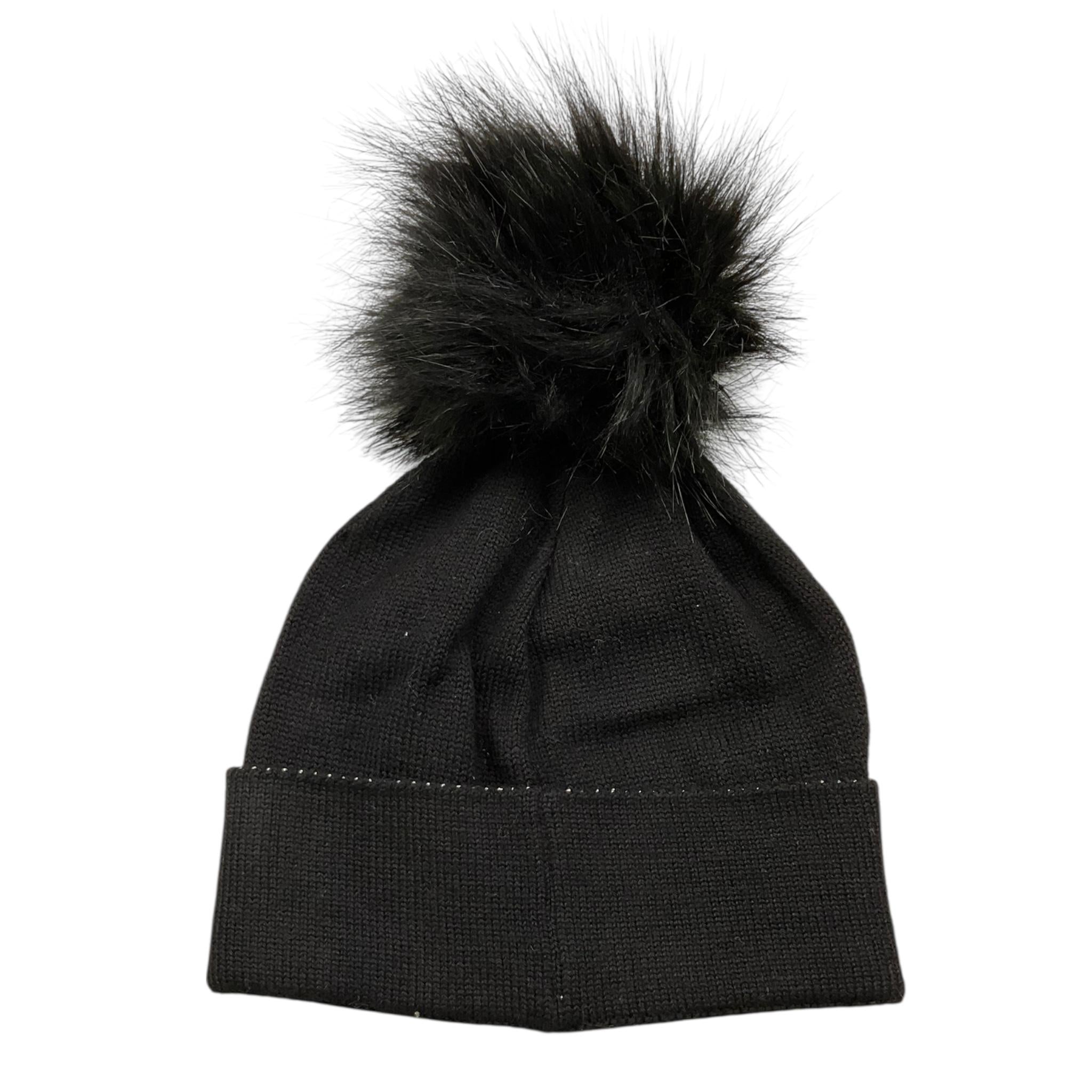 LIU JO cappello tinta unita con logo Nero per Bambina G69072 NERO LIU JO 