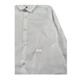 Daniele Alessandrini Camicia Manica Lunga Tinta Unita con Logo per Neonato 1295C00267X BIANCO DANIELE ALESSANDRINI 