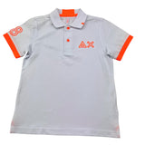 Sun68 Polo Mezza Manica Tinta Unita per Bambino CPA35322 BIANCO SUN68 