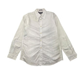 Woolrich Plain Shirt With Micropattern White For Boys