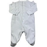 Lalalu' Long Sleeve Onesie Solid Color With White Star Print For Newborn