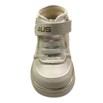 CESARE PACIOTTI sneakers tinta unita con strappo e lacci Bianco per Neonato 42641 BIANCO CESARE PACIOTTI 
