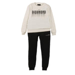 JOHN RICHMOND completo 2pz felpa- pantalone tinta unita Bianco/nero per Bambino RBA24152CFX BIANCO/NERO JOHN RICHMOND 