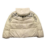 DISCLAIMER giubbino tinta unita con cappuccio e logo Panna per Bambino 24IDK58210XX PANNA DISCLAIMER 