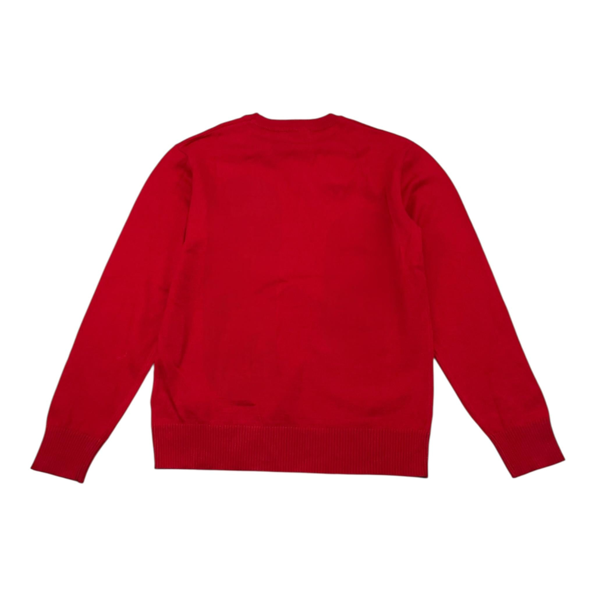 JECKERSON maglia girocollo tinta unita con logo Rosso per Bambino J3508 ROSSO JECKERSON 