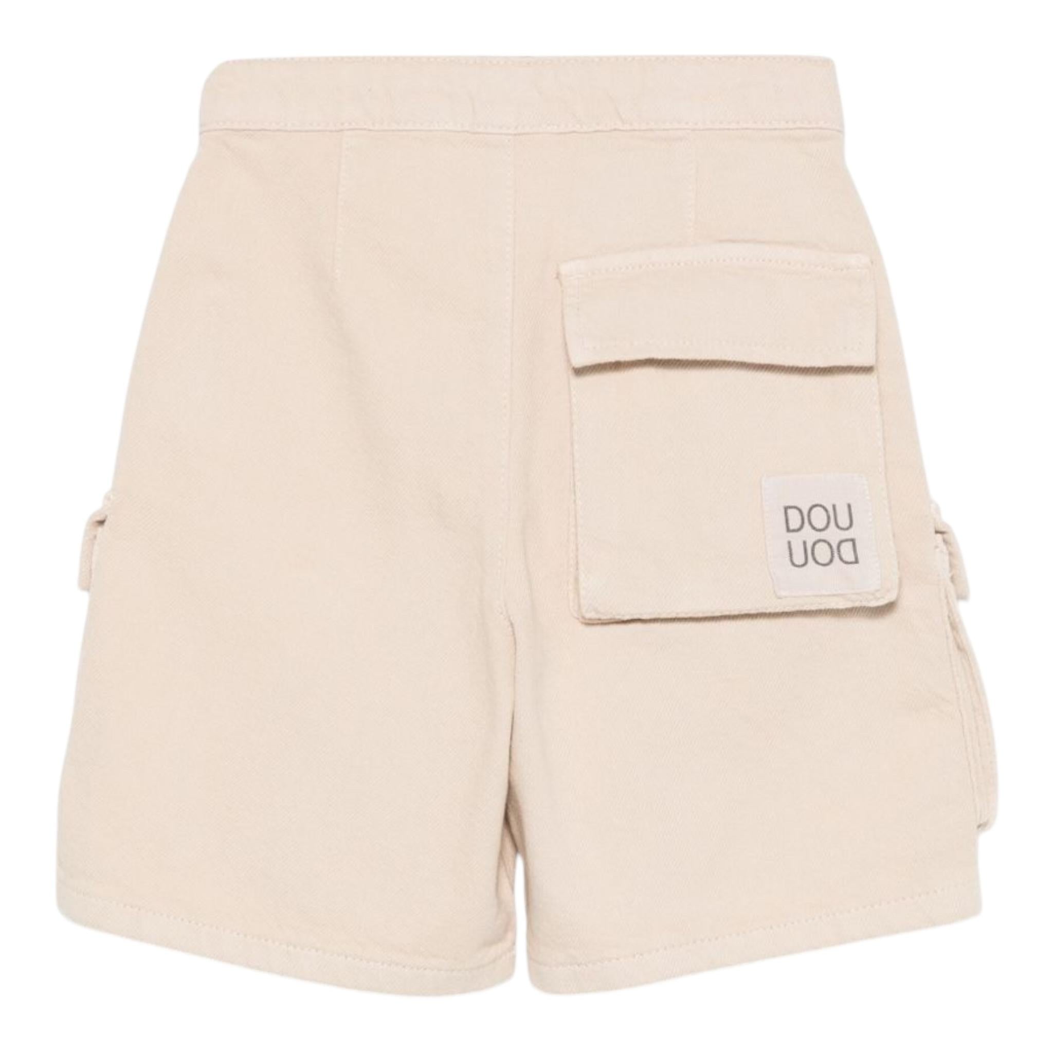 Dou Dou Short Tinta Unita con Girovita Regolabile per Bambina DW6Q89 BEIGE DOU DOU 