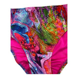 4Giveness 2 Piece Swimsuit Triangle-Briefs Solid Color With Fuchsia Pattern For Girls