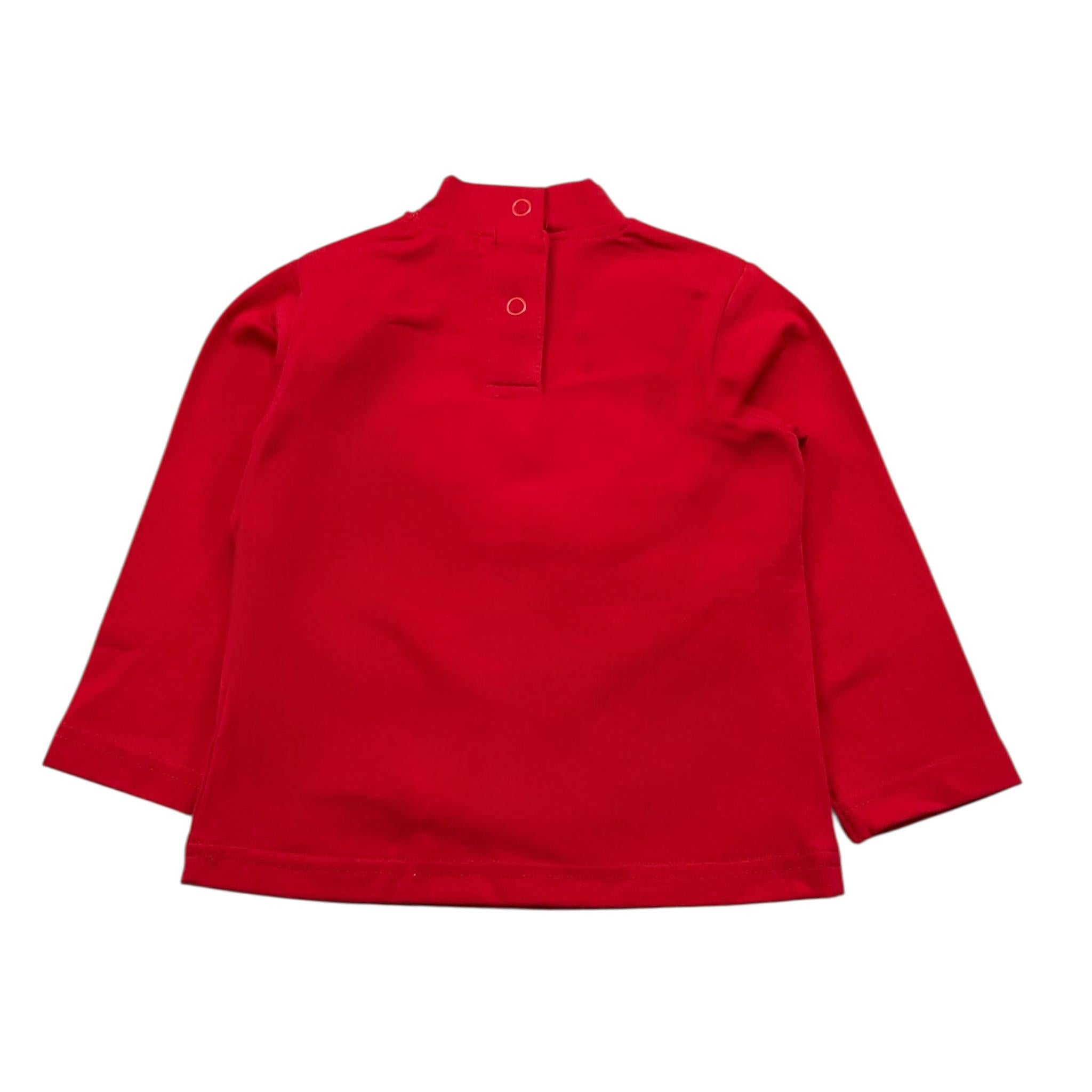 Y-CLU shirt mezzo collo tinta unita con stampa Rosso per Neonato YN20709 ROSSO Y-CLU 