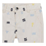 Guess Bermuda Tinta Unita con Girovita Regolabile per Neonato N5GD04WGBT1 BEIGE GUESS 