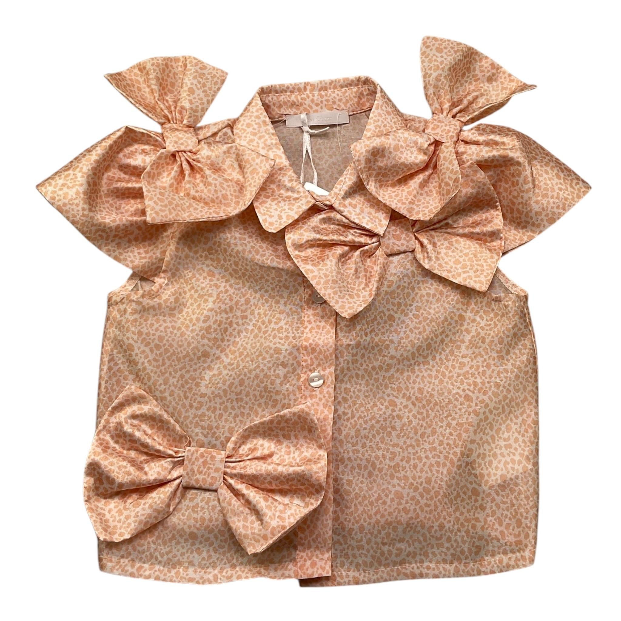 Miss Grant Camicia Mezza Manica Fantasia Maculata per Neonata MG1234 PESCA MISS GRANT 