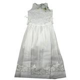 Raffaella Completo Cerimonia 2 Pezzi Camicia-Gonna Tinta Unita per Bambina CAPRI BIANCO RAFFAELLA 