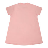 Moschino Abito Girocollo Tinta Unita con Stampa per Neonata MDV0C9XXX ROSA MOSCHINO 