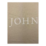 Dan John Solid Color Crew Neck T-Shirt With Beige Logo For Boys