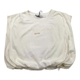 Philosophy Felpa Girocollo Tinta Unita Giromanica per Bambina I9E608 BIANCO PHILOSOPHY 