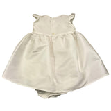 La Stupenderia Solid Color Sleeveless Dress With White Culotte For Newborn