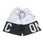 Icon Bermuda Bicolore con Stampa per Bambino IBSH00485 BIANCO/NERO ICON 